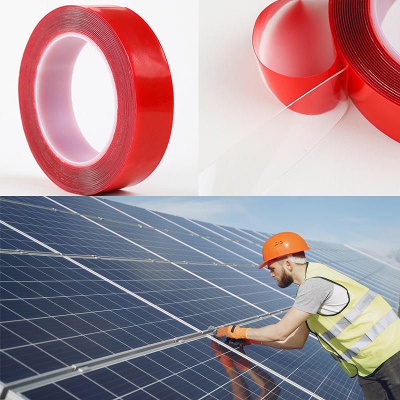 Clear vhb foam tape for solar panel
