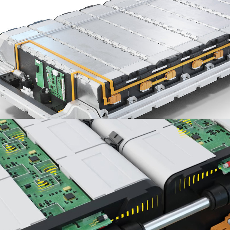 EV Battery tape application