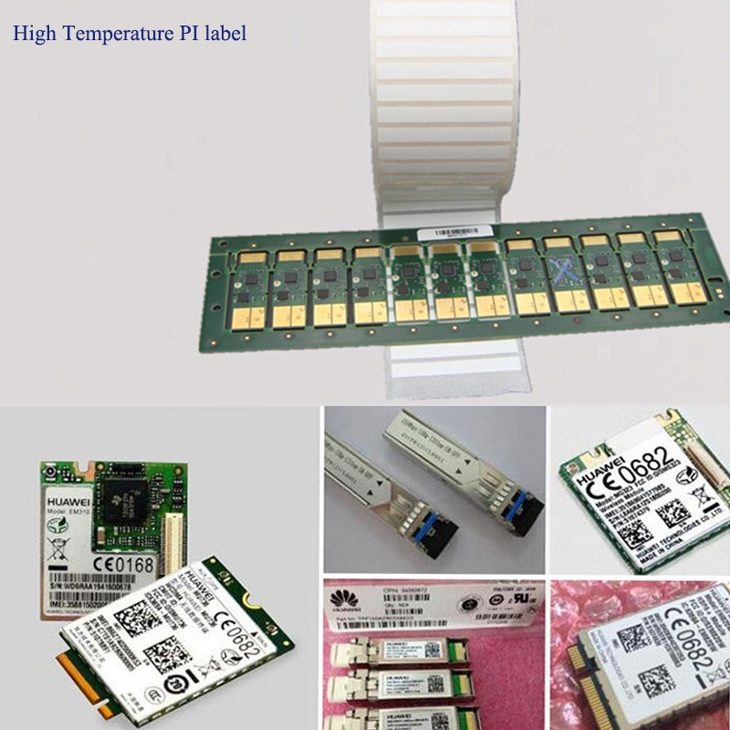 High temperature label for battery