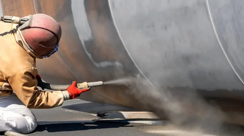 Shot blasting masking tape