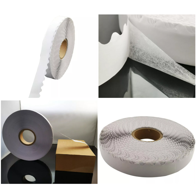 Wavy double side tape